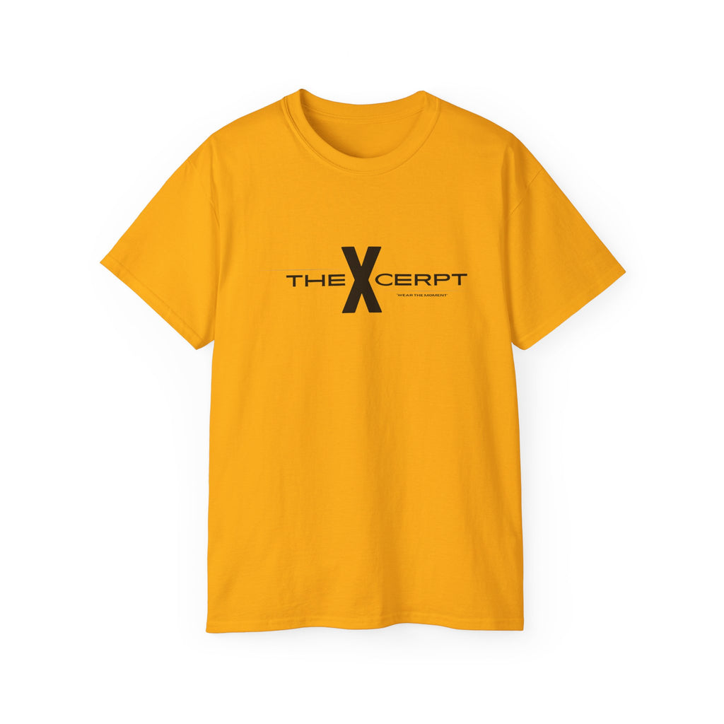 The Xcerpt: "Plead the Fifth" Gold Graphic Cotton Shirt